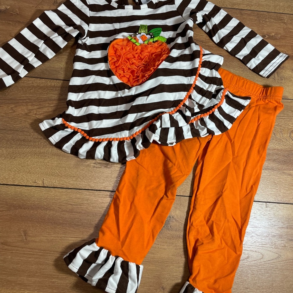 Emily Rose Orange and Brown Seasonal Costume Set